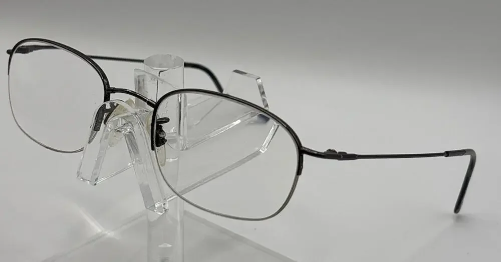 Marchon Autoflex 69 Flexon Gunmetal Round Eyeglass Frames 47-19 140